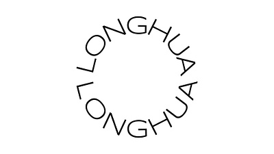 Longhua district logo proposal branding circle design logo new typography 标志 设计