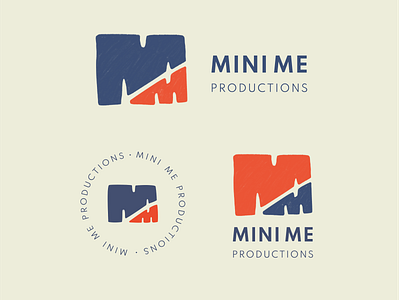 Mini Me Productions Brand Identity 2d animation branding design graphic design illustration illustrator logo procreate typography vector visual identity