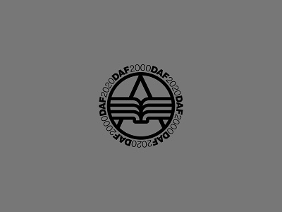 DAF aniversary book brand design identity design logo publishing house visual identity