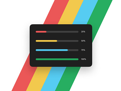 Progress Bar - DailyUI 086 086 color colour daily ui design loading minimal progress progress bar ui