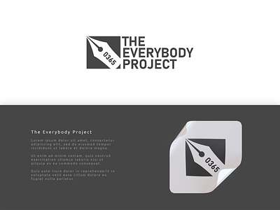 Logo design for copywriting agency agency brand design brand identity copywriter copywriting design fountain pen graphic design gray logo logo design logo designer pencils writer writting