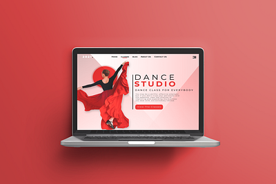 The Dancing Class Website Ui Design branding ecommerce design illustration minimal redesign vector web web ui webflow wordpress design