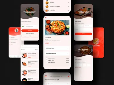 Ui Kit App Delivery app app delivery app ui food app japanese japanese food japonese food ui ux uidesign