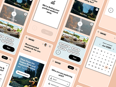 WKND - Discover Mobile design interface mobile platform responsive saas saas app saas design travel ui web