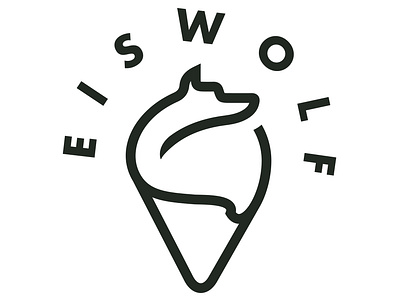 Logo Design für Eiswolf - Eis-Patisserie & Cafe in Wien branding branding and identity corporate design corporate identity logo logo design logodesign