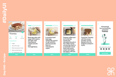 Daily UI challenge day 40 - Recipe dailyui dailyuichallenge