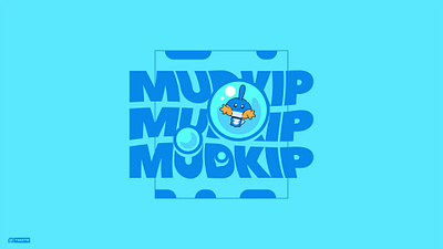 Pokemon - Mudkip flat design graphicdesign illustrator logo nintendo photoshop pokemon vector