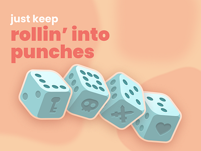 Just Keep Rollin' boardgame dice dices game roll rolling