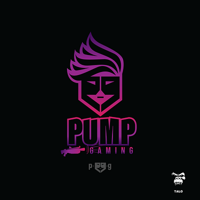 Pump Gaming branding illustration logo logodesign mascot mascot character mascot design mascot logo mascotlogo