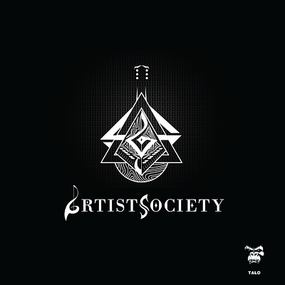 Artist Society Play on Letters A and S branding logo logodesign