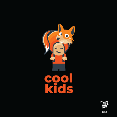 Cool Kids Folio branding illustration logo logodesign mascot character mascot design mascot logo mascotlogo