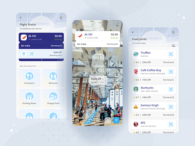 Augmented Reality (AR) App airport status ar app ar navigation app ar navigation app augmented reality augmented reality app design executive lounge flight booking app flight progress flight tracker flight tracking app flight update illustration ios app design mobile app design track flight track my flight