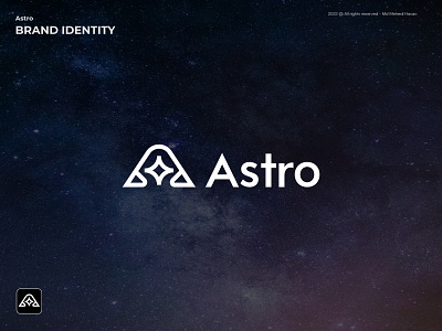 Astro logo astro bitcoin brand identity branding crypto graphic design identity illustration logo logo design logos logotype nft nfts token