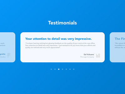 Testimonials 039 dailyui039