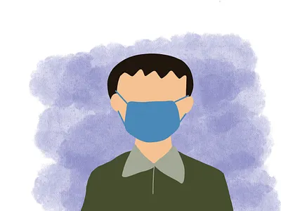 Using Mask for Prevent COVID-19 illustration