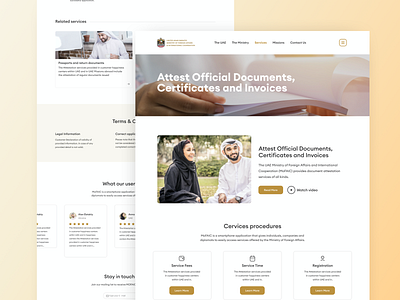 Website for Ministry of Foreign Affairs categories certificate documents filters official website service services webdesign webpage webportal website website design