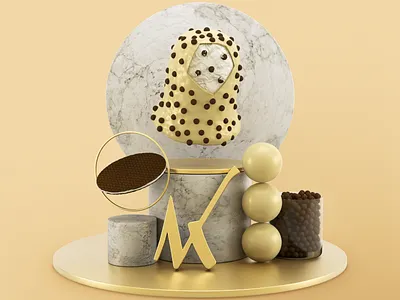 Cookies & Cream 3d advertising design arnoldrender c4d cg cgart illustration