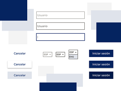 Shoes America - Input Items blue button buttons design input input field input fields inputs inspiration interface select ui web web design webdesign