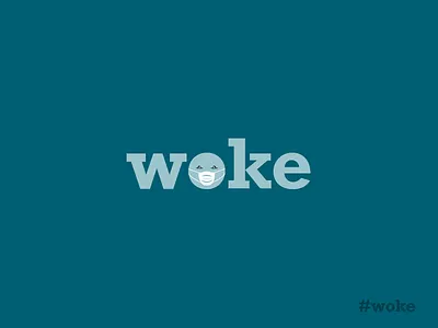 Woke up India | Stay Home | Stay Safe awareness covid19 dribbble letter logo lettering logo logos mask ux woke