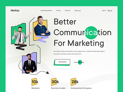 Business Marketing platform Website 2022 ui business clean communication digital marketing full website homepage landing page marketing website minimal online marketing sifat hasan solutions ui user interface ux web web page website website project