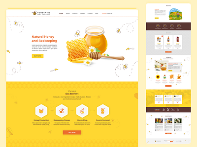 Honeganic ahmedabad app design bee creative agency farming food harvesting healthy homepage india natural nutrition online business online buy online shop organic product service web design