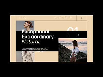 Photography and fashion - concept artist brutalism concept fashion header home layout photography photos website