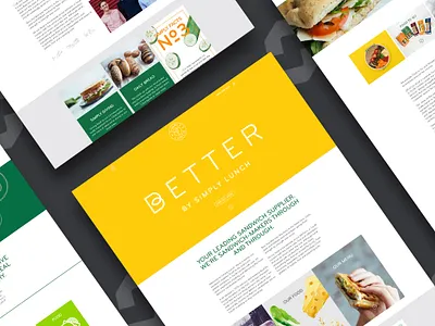 Simply Lunch branding design ecommerce design mobile website ui ux web web design website website designing