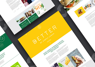 Simply Lunch branding design ecommerce design mobile website ui ux web web design website website designing