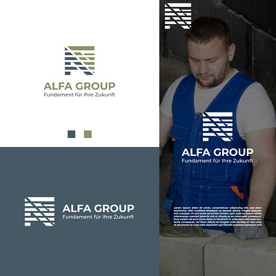 ALFA GROUP Company logo abstract logo branding business logo design graphic design illustration lettermark logo logo design logo designer logotype modern logo monogram logo motion graphics simple logo vector logo