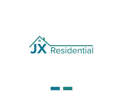 JX Residential logo branding building logo design graphic design illustration logo logo design modern logo motion graphics real estate logo simple logo