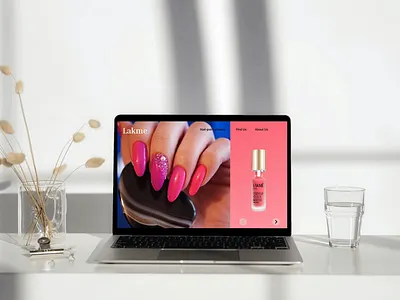 Lakme Landing Page animation branding design figma lakme nail polish ui uiux user experience user interface ux web design website