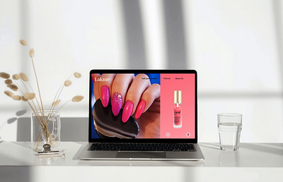 Lakme Landing Page animation branding design figma lakme nail polish ui uiux user experience user interface ux web design website