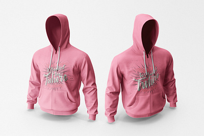 Hoodie Zipper Mockup sleeve