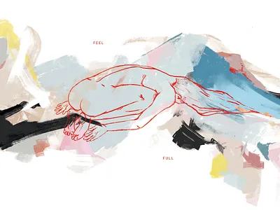 Feel full abstract artist colors digital art fashion illustration illustration illustration art illustrator minimalist design minimalistic