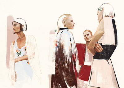 Backstage artist backstage character design fashion fashion designer fashion illustration girl illustration illustration illustration art illustrator woman illustration