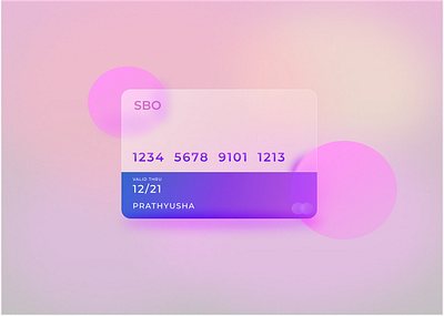 glassmorphismCard art blur design glass gradient pink shadows ui uichallenge