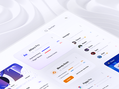 Torial :: E-Learning Dashboard 3d blender clean concept course dashboard design e learning fluent graph light minimal online ui unarshia ux visual web