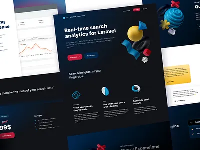 Laravel TNT Search analytics design graphic icon laravel logo search tnt typography ui ux web