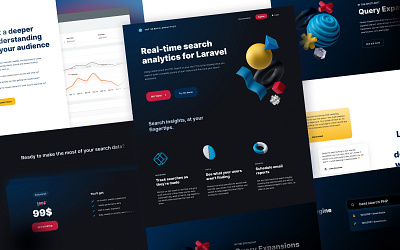 Laravel TNT Search analytics design graphic icon laravel logo search tnt typography ui ux web