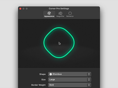 Cursor Pro 2 — Mac App app design apple art direction bigsur collaborative cursor cyberpunk dailyui desktop education hangouts mac macos motion design mouse pointer render screen sharing ui ux zoom