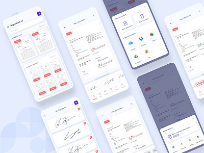 Signature App Concept app concept design ios ui uiux ux