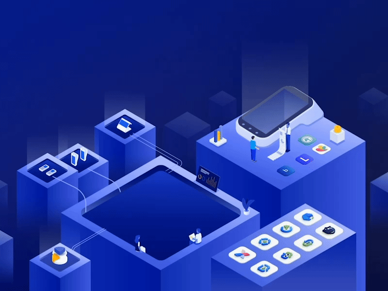 PAX SaaS 2.5d branding ui web