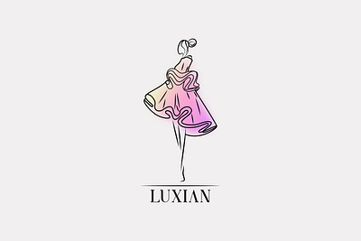 luxian Maison Logo Design brand identity branding clothing design logo logo design logodesign