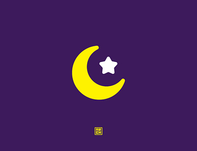 Eid Mubarak ⭐ adobe bold calm clean cool design eid mubarak idul fitri illustration logo moon moon logo vector