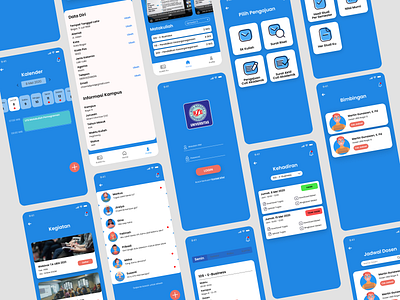 App College Redesign - My UBSI Student animation app branding college design graphic design icon illustration logo logo design product design typography uidesign uxdesign vector web web app web design website