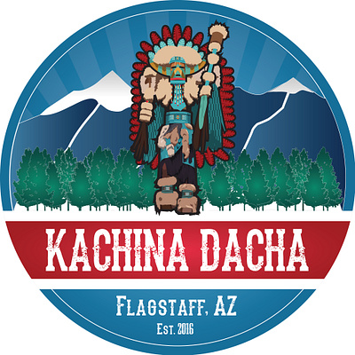 Logo made for client Kachina Dacha 99designs kachina dacha