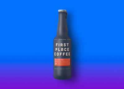 Beer Bottle Label Mockup branding design icon logo psd typography ui ux vector web