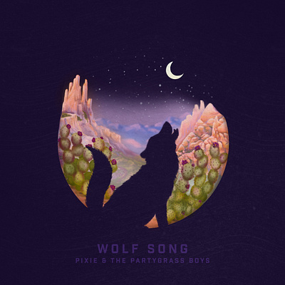 Wolf Song Album Cover album cover art illustration