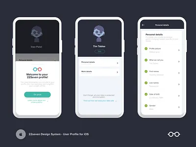 Daily UI Challenge #006 - User Profile iOS app branding dailyui design designsystem illustration profile ui ux