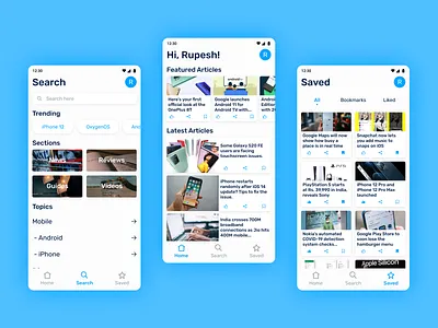 Beebom app app design design reviews tech news user experience user interface